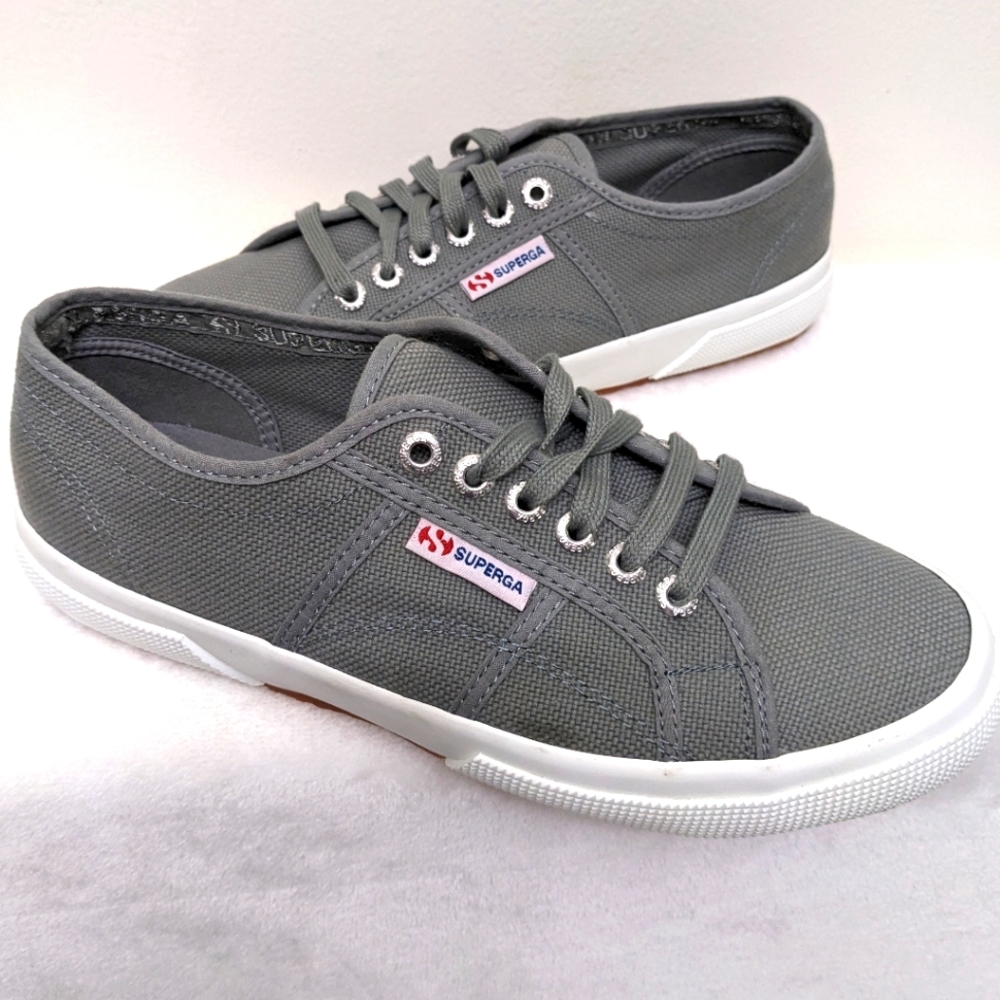 Superga Signature Style Cotu Classic Gray Sneakers New Condition